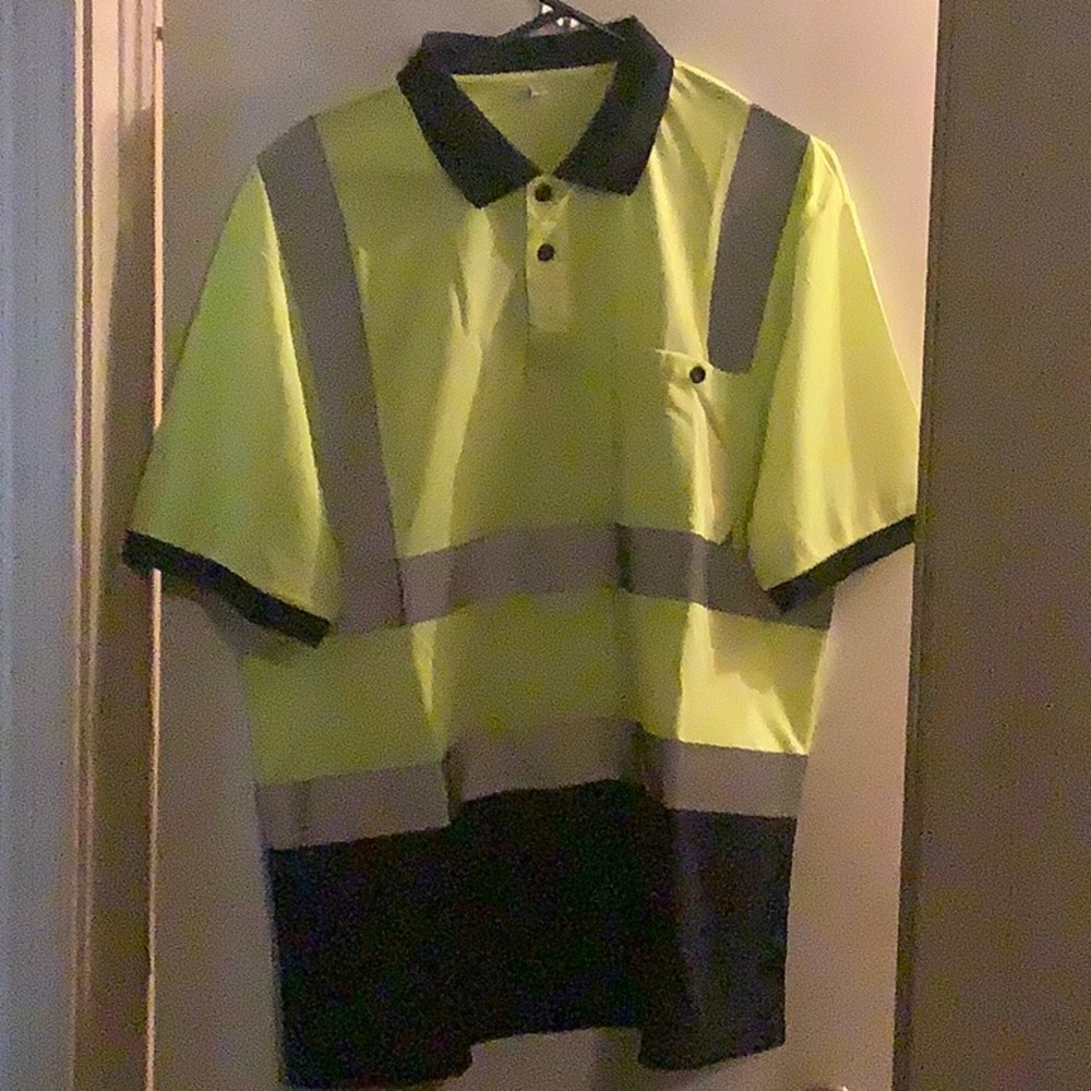 hi visible safety polo